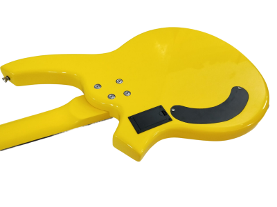 Custom Aether Bongo Yellow 4 String Bass - Image 8