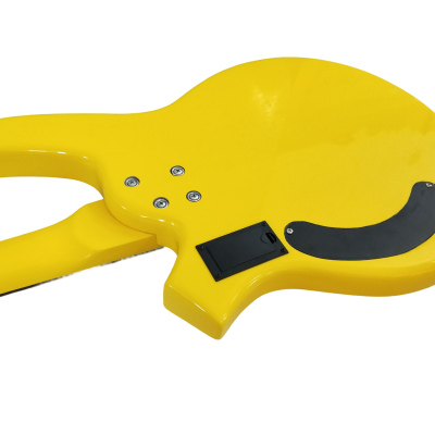Custom Aether Bongo Yellow 4 String Bass - Image 8