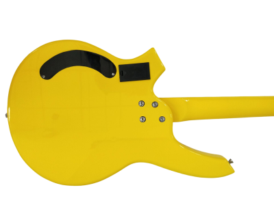 Custom Aether Bongo Yellow 4 String Bass - Image 7