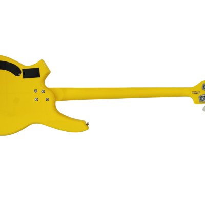 Custom Aether Bongo Yellow 4 String Bass - Image 6