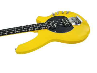 Custom Aether Bongo Yellow 4 String Bass - Image 5