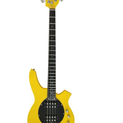 Custom Aether Bongo Yellow 4 String Bass - Image 2
