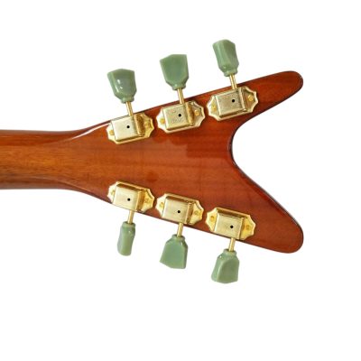 Custom Crown Korina Explorer Natural Mahogany Split Type Headstock Guitar - Image 10
