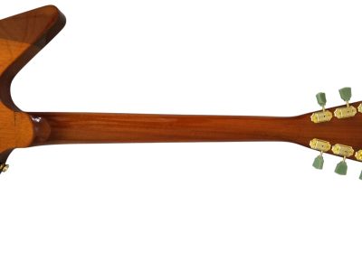 Custom Crown Korina Explorer Natural Mahogany Split Type Headstock Guitar - Image 9