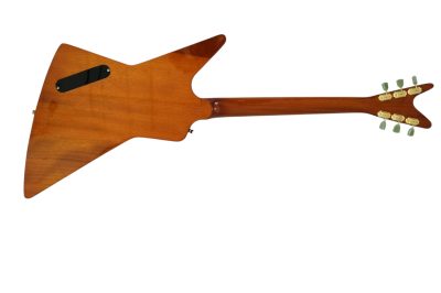 Custom Crown Korina Explorer Natural Mahogany Split Type Headstock Guitar - Image 7