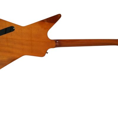Custom Crown Korina Explorer Natural Mahogany Split Type Headstock Guitar - Image 7