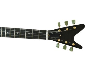 Custom Crown Korina Explorer Natural Mahogany Split Type Headstock Guitar - Image 6