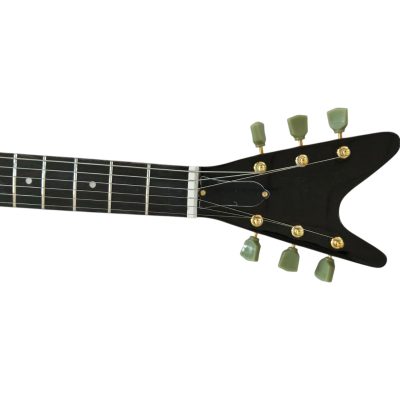 Custom Crown Korina Explorer Natural Mahogany Split Type Headstock Guitar - Image 6