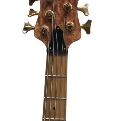 Custom Denver Elite Figured Wood Quilted Maple 5 String Bass Maple Fretboard - Image 5
