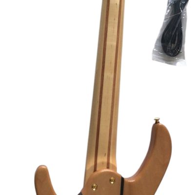 Custom Denver Elite Figured Wood Quilted Maple 5 String Bass Maple Fretboard - Image 4