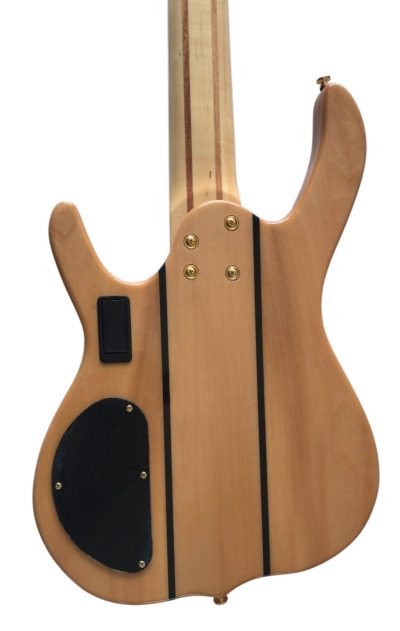 Custom Denver Smith Elite Figured Wood Quilted Maple 5 String Bass Maple Fretboard - Image 3
