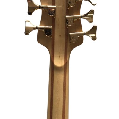 Custom Denver Elite Figured Wood Quilted Maple 5 String Bass Maple Fretboard - Image 2