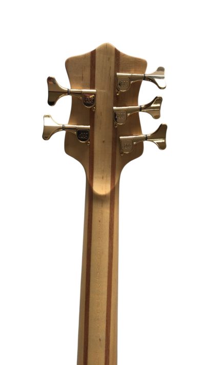 Custom Denver Smith Elite Figured Wood Quilted Maple 5 String Bass Maple Fretboard - Image 2