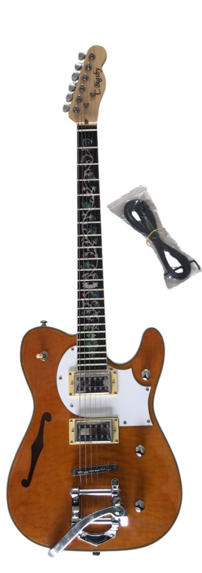 Custom Regent Thinline Fhole Bigsby Quilted Maple Guitar - Image 2