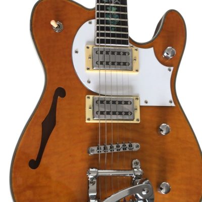 Custom Regent Thinline Fhole Bigsby Quilted Maple Guitar