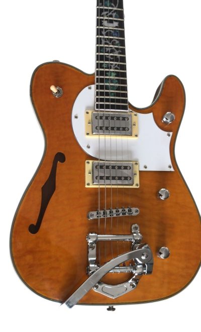 Custom Regent Thinline Fhole Bigsby Quilted Maple Guitar
