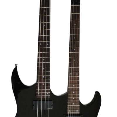 Custom Diplomat Double Neck Headless 4 String Bass Neck 6 String Guitar Neck - Image 9