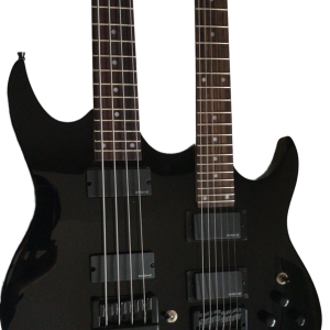 Custom Diplomat Double Neck Headless 4 String Bass Neck 6 String Guitar Neck