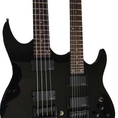 Custom Diplomat Double Neck Headless 4 String Bass Neck 6 String Guitar Neck