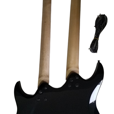 Custom Diplomat Double Neck Headless 4 String Bass Neck 6 String Guitar Neck - Image 3