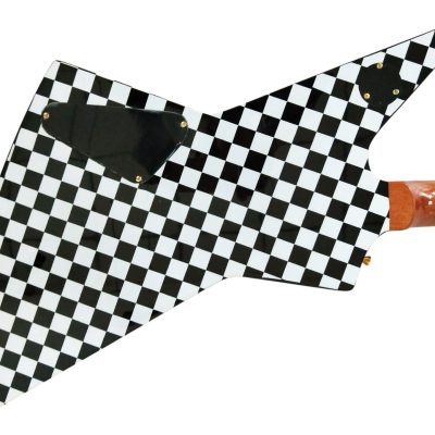 Custom Crown Rick Hamer Korina Checkerboard Electric Guitar - Image 7