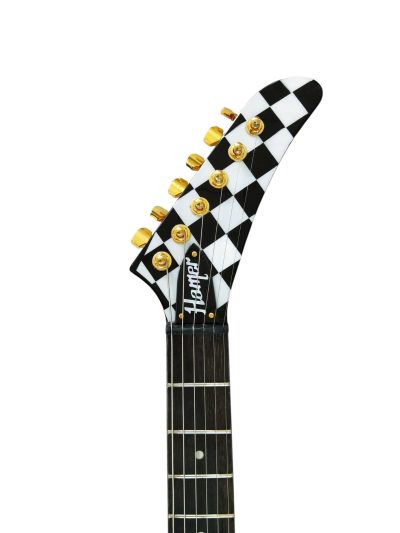 Custom Crown Rick Hamer Korina Checkerboard Electric Guitar - Image 5