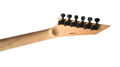 Custom Obsidian Karloff Mahogany Wood Body Mummy Electric Guitar - Image 5