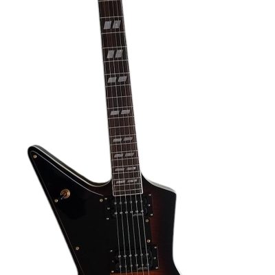 Custom Crown Korina Explorer Tobacco Burst Guitar Left Handed - Image 12