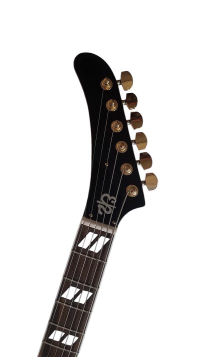 Custom Crown Korina Explorer Tobacco Burst Guitar Left Handed - Image 6