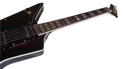 Custom Crown Korina Explorer Tobacco Burst Guitar Left Handed - Image 7