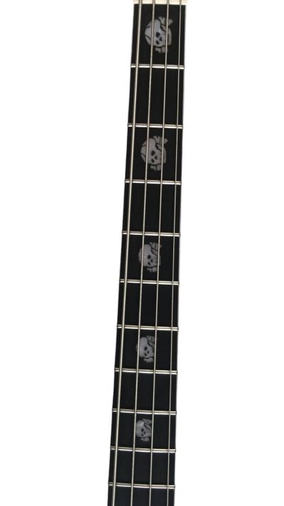 Custom Nova Skull Inlays Lemmy Kilmister 4003 Walnut Wood Carved With Oak Leaves Bass - Image 4