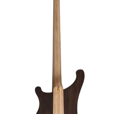 Custom Nova Skull Inlays Lemmy Kilmister 4004 Walnut Wood Carved With Oak Leaves Bass - Image 7