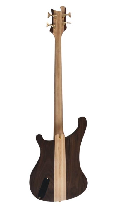 Custom Nova Skull Inlays Lemmy Kilmister 4003 Walnut Wood Carved With Oak Leaves Bass - Image 7