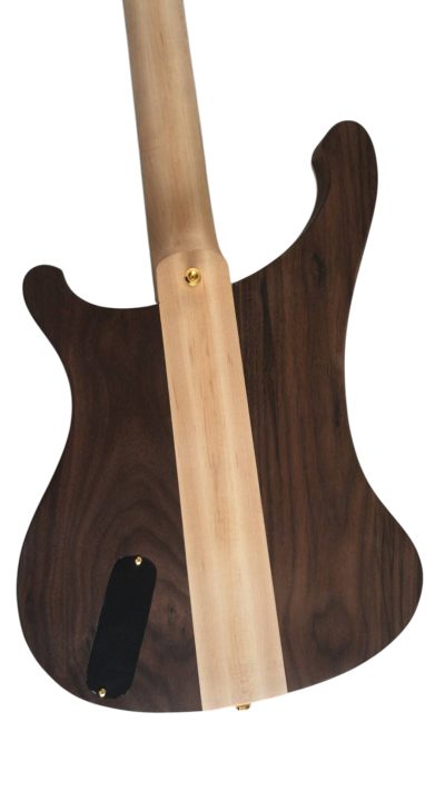 Custom Nova Skull Inlays Lemmy Kilmister 4003 Walnut Wood Carved With Oak Leaves Bass - Image 8
