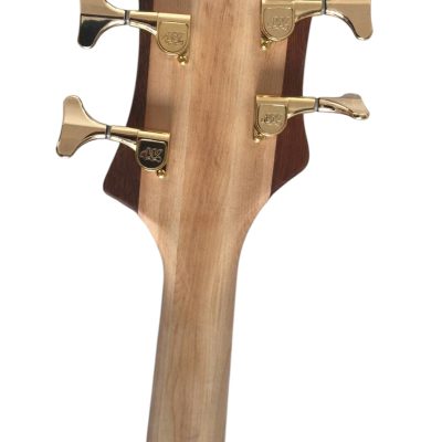 Custom Nova Skull Inlays Lemmy Kilmister 4004 Walnut Wood Carved With Oak Leaves Bass - Image 9