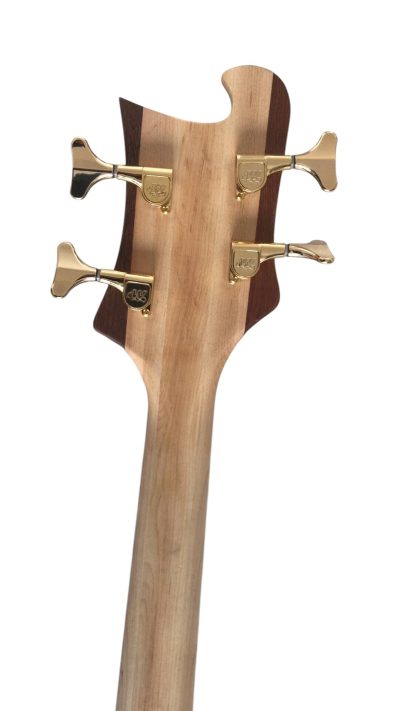 Custom Nova Skull Inlays Lemmy Kilmister 4003 Walnut Wood Carved With Oak Leaves Bass - Image 9