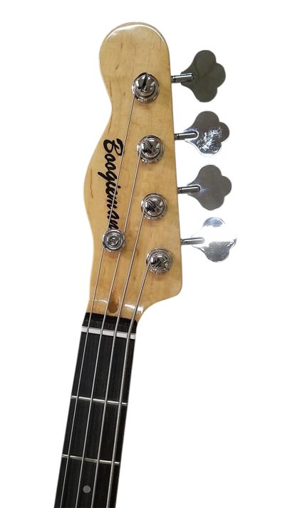 Custom Regent SMD White Precision 4 String Bass Left Handed - Image 5