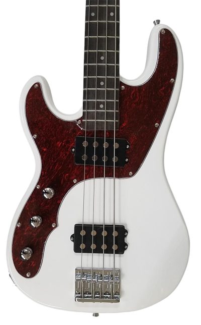 Custom Regent SMD White Precision 4 String Bass Left Handed