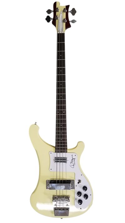 Custom Nova Chris Squire Light Cream Colorglo 4 String Bass - Image 2