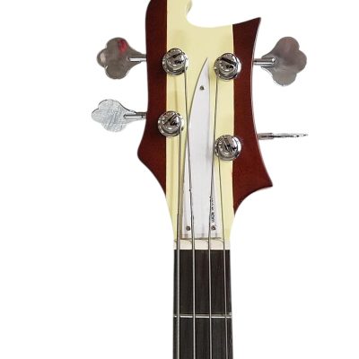 Custom Nova 4001CS Chris Squire Light Cream Colorglo 4 String Bass - Image 3