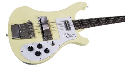 Custom Nova Chris Squire Light Cream Colorglo 4 String Bass - Image 5