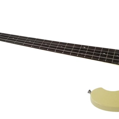 Custom Nova 4001CS Chris Squire Light Cream Colorglo 4 String Bass - Image 8