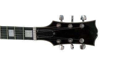 Custom Crown Gray Blue Burst Electric Guitar - Image 10