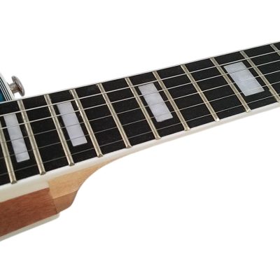 Custom Crown Gray Blue Burst Electric Guitar - Image 7