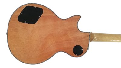 Custom Crown Gray Blue Burst Electric Guitar - Image 4