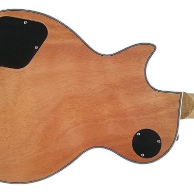 Custom Crown Gray Blue Burst Electric Guitar - Image 4