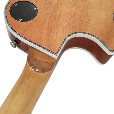 Custom Crown Gray Blue Burst Electric Guitar - Image 3