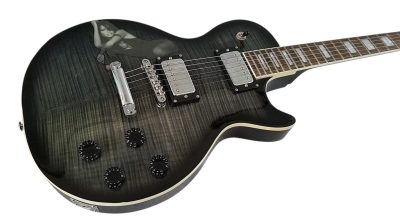 Custom Crown Gray Burst Tribute Electric Guitar - Image 2