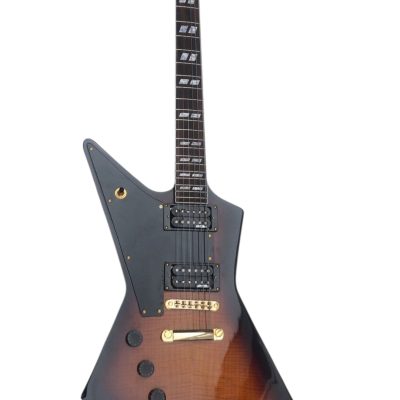 Custom Crown Korina Explorer Tobacco Burst Guitar Left Handed - Image 5