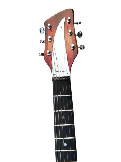 Custom Nova Cherry Fireglo 325 Fhole Neck Through Body Guitar - Image 4